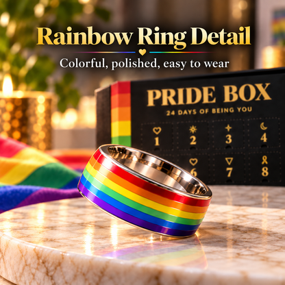 🌈 Pride Box 24 Day Surprise Calendar ✨ Rainbow Gift For Self Expression & Celebration