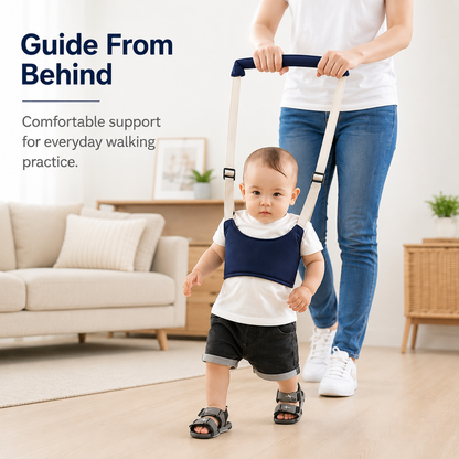 👶 Ergonomic Baby Walking Support Harness – Breathable Toddler First Steps Helper ✨