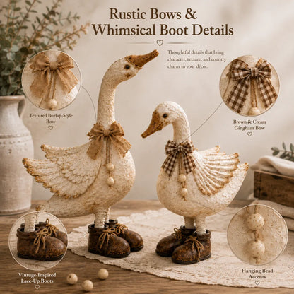 🎁Whimsical Farmhouse Flock Figurines — Charming Animal Pairs for Cozy Country Homes