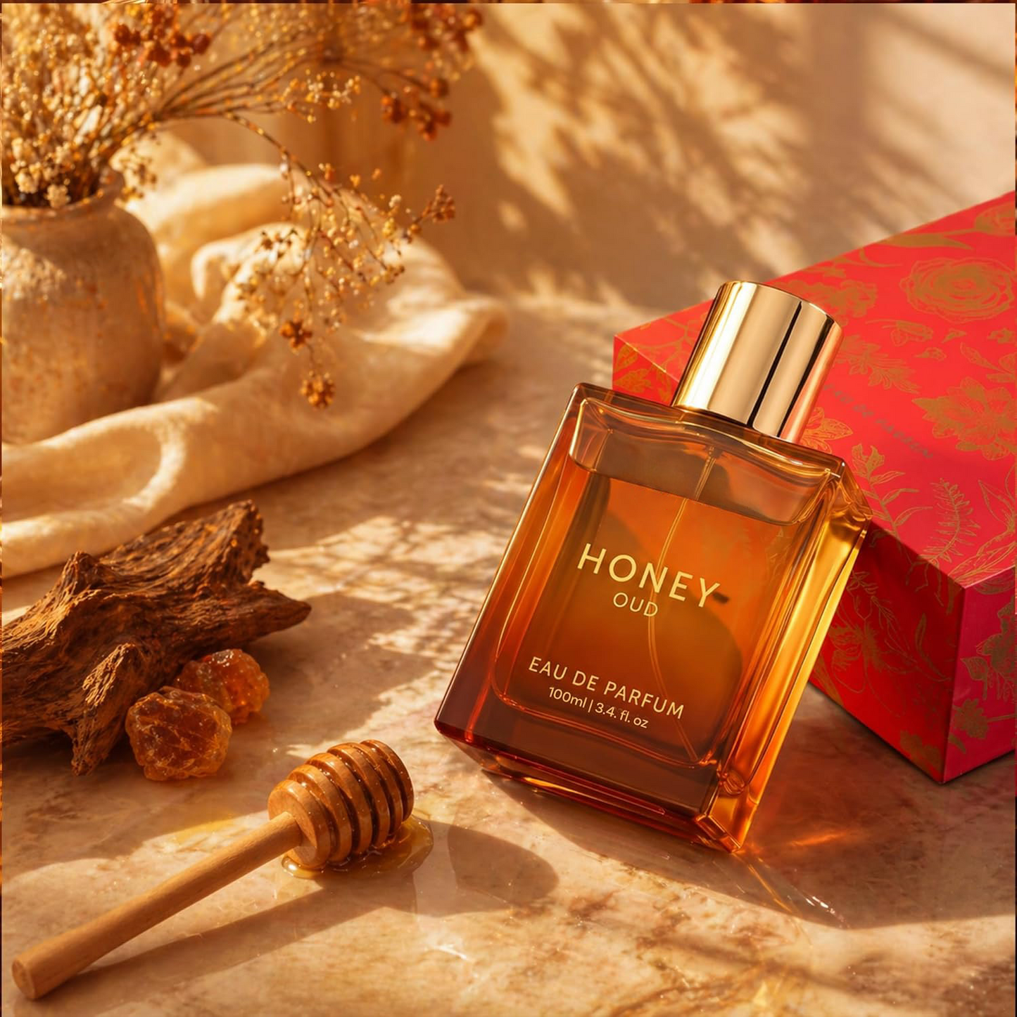 🔥 49% OFF | Honey Oud Eau de Parfum – Golden Sweetness Meets Smoky Seduction