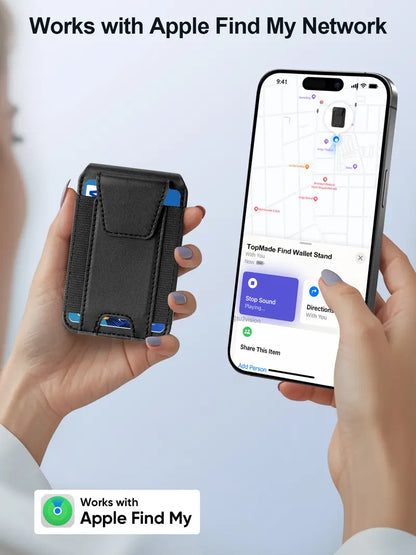 🔥 Never Lose Your Wallet Again – Smart Magnetic Find My Wallet for iPhone