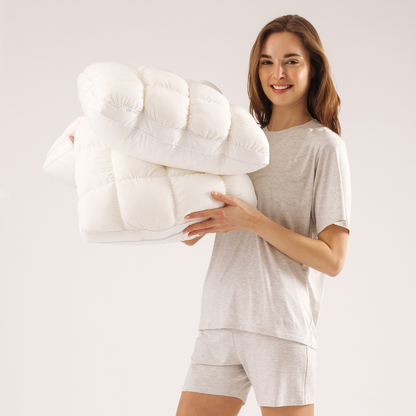 🥐 Mellow Puff™ Bread Loaf Pillow – Ultra Plush Cooling Comfort