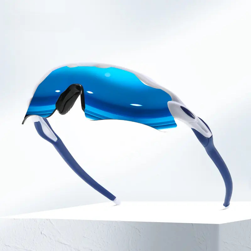 Windproof Polarized Sports Sunglasses – Mirrored Anti-Glare Cycling Shades