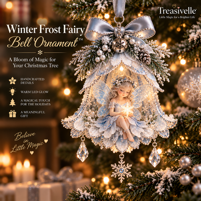 🧚‍♀️✨ Enchanted Fairy Bell Christmas Ornament