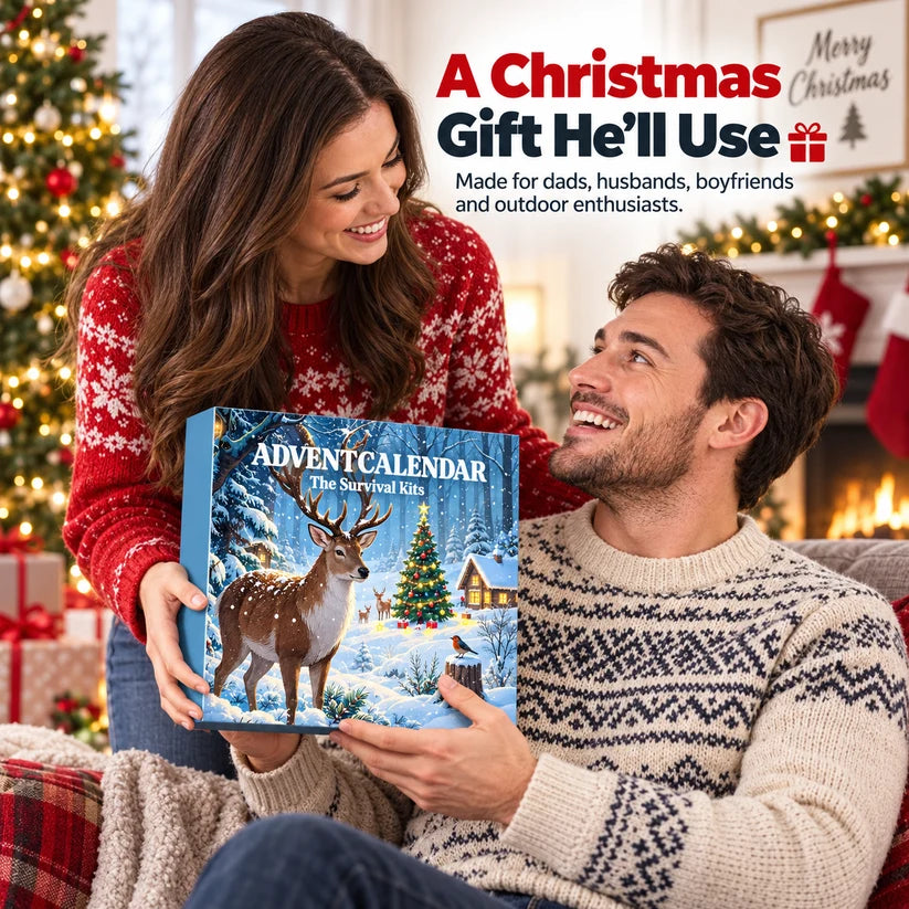 🎄 50% OFF Today! 24-Day Outdoor Gear Advent Calendar for Men