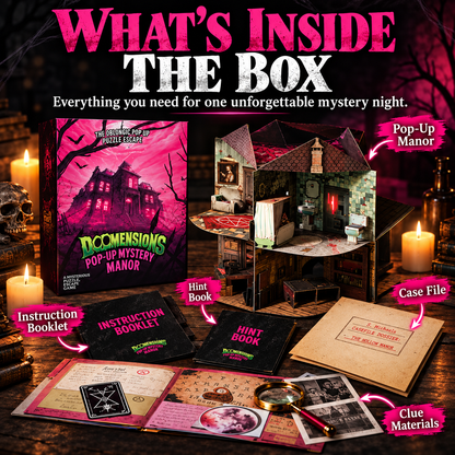 3D Pop-Up Mystery Manor – Immersive Murder Mystery Puzzle Game