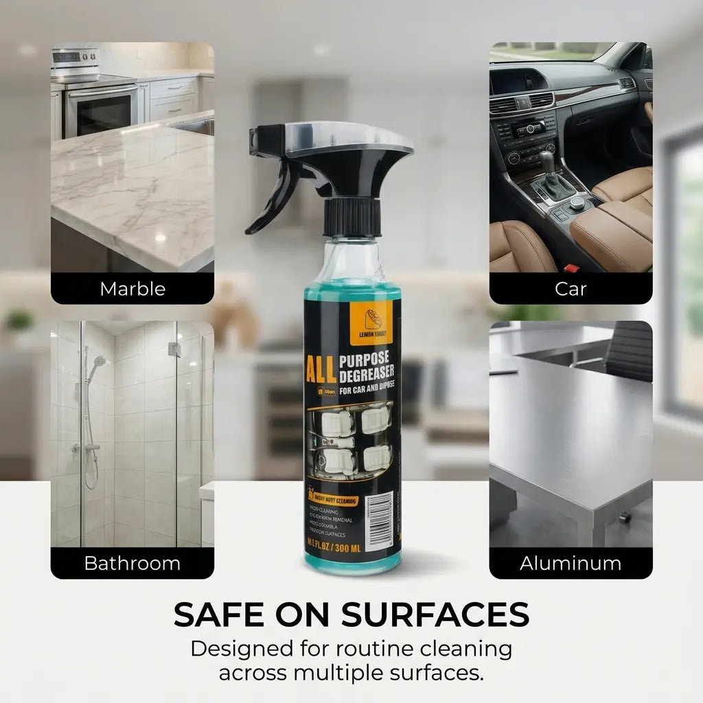 Multipurpose Foam Cleaner Spray - Heavy Duty Stain Remover for Car Interiors & Home Surfaces