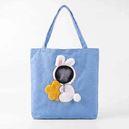 🐶🐱 Portable Pet Carrier Tote Bag – Comfortable Travel Bag for Dogs & Cats
