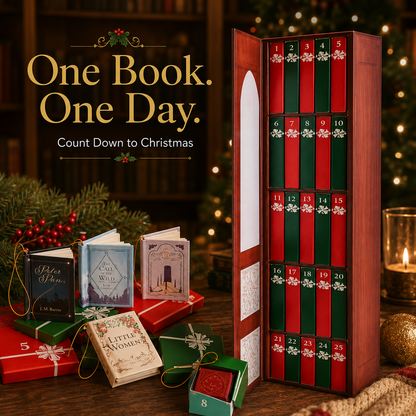 📚 25 Days of Mini Book Magic Christmas Advent Calendar – Tree Ornaments 🎄