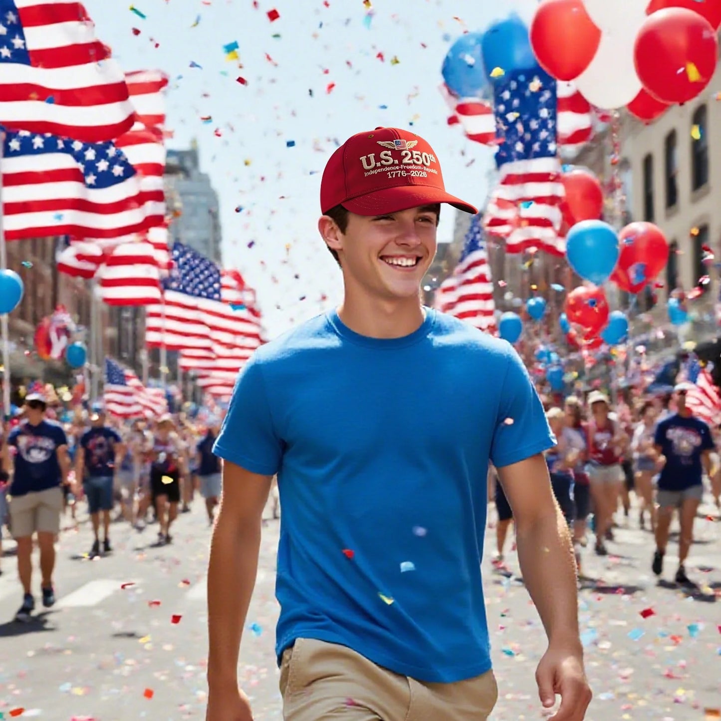 🔥Celebrates the U.S. 250th Anniversary Retro Washed Cap
