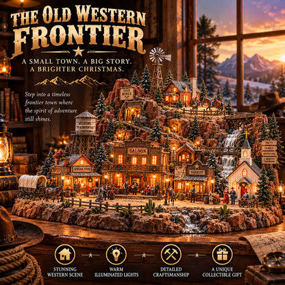 The Old Western Frontier – Lighted Miniature Western Village