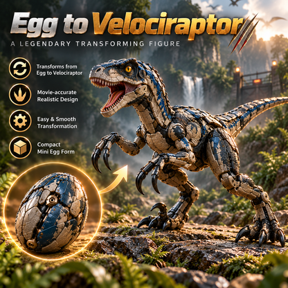 🦖 Egg to Dinosaur™ – Transforming Dino Egg toy🥚
