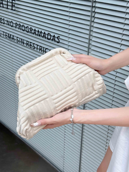 🐚✨ Chic Textured Shell Bag – Women's Trendy Chain Shoulder & Crossbody Bag