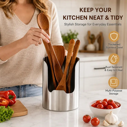 🔥HOT SALE 49% OFF✂️Stainless Steel Cooking Utensil Holder