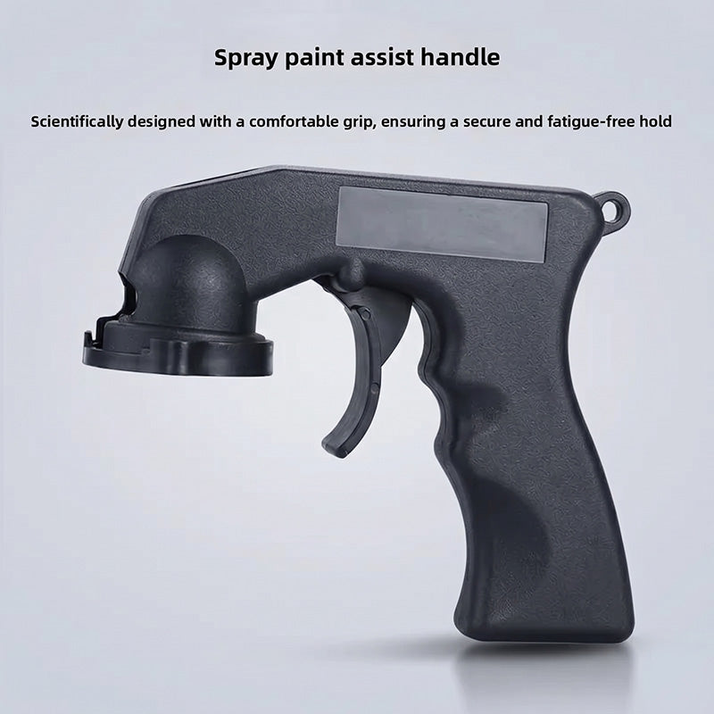 🔫Universal Professional Spray Can Handle - Ergonomic Aerosol Trigger Grip for DIY Painting, Car Refinishing, & Home Furniture Makeovers - Fits All Standard Cans