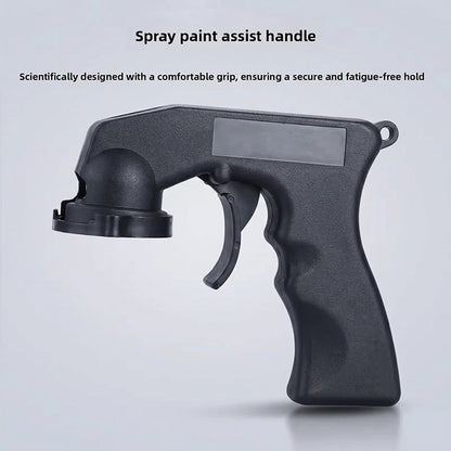 🔫Universal Professional Spray Can Handle - Ergonomic Aerosol Trigger Grip for DIY Painting, Car Refinishing, & Home Furniture Makeovers - Fits All Standard Cans
