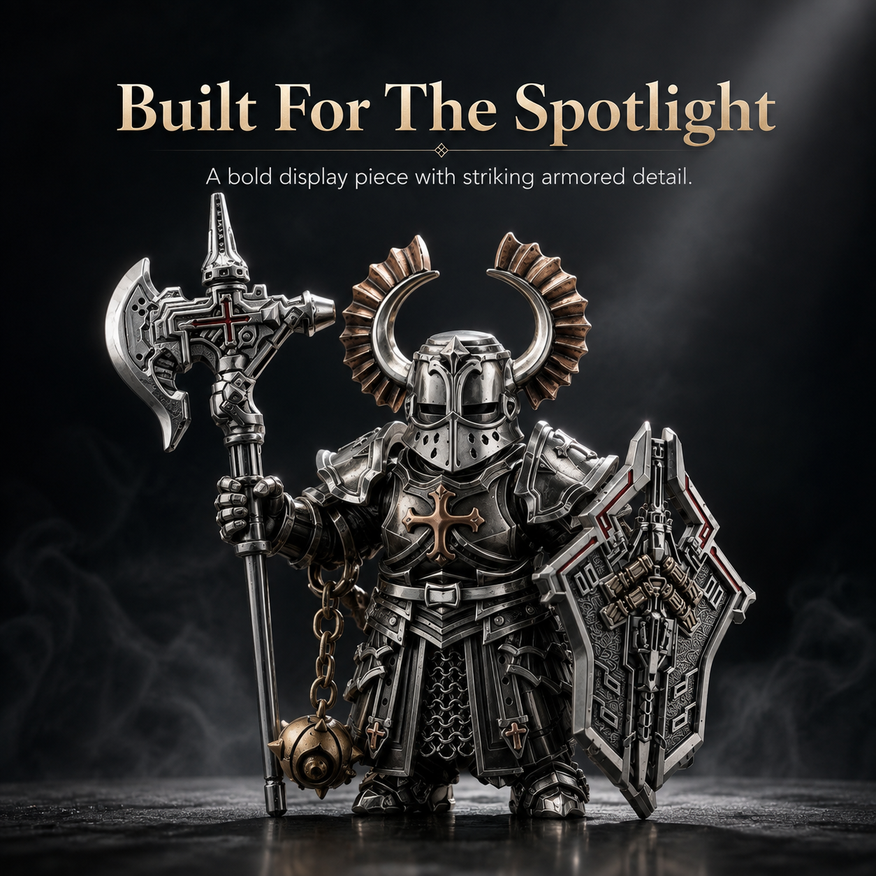 ⚔️ Magnetic Detachable Armored Knight Action Figure with Modular Wings & Weapons 🛡️
