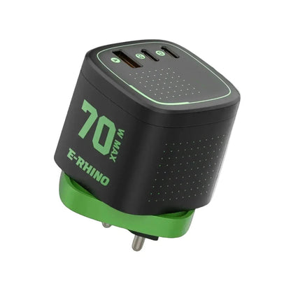 🔥Global Travel Charger (70W, 3-Port, GaN, Integrated Rotary Plug)