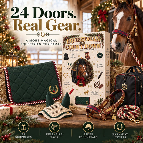 🐎 Equestrian Countdown Calendar — Real Tack Behind Every Door, From Christmas Eve to Christmas Morning
