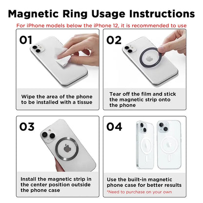 5000mAh Magnetic Power Bank for iPhone 12–17 Series, Works Best with MagSafe Case or No Case