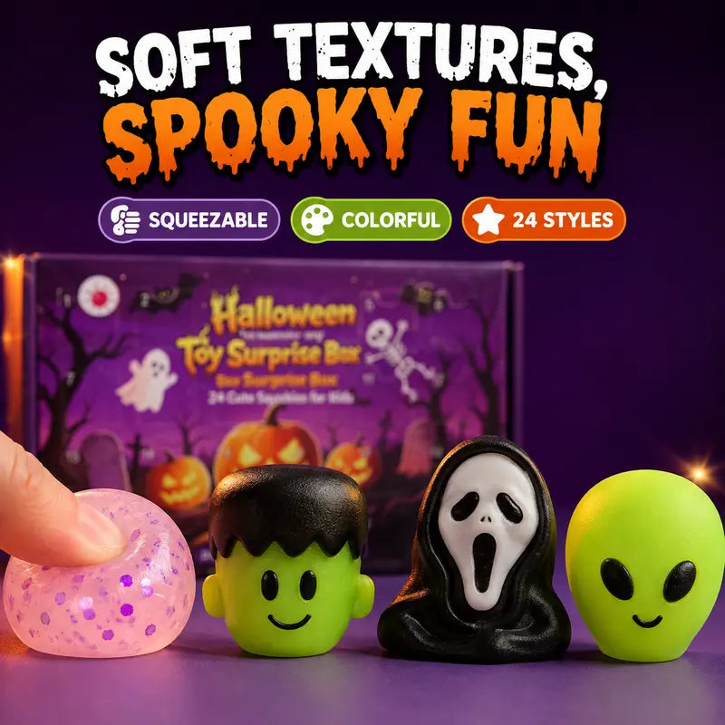24-Piece Halloween Squishy Surprise Box