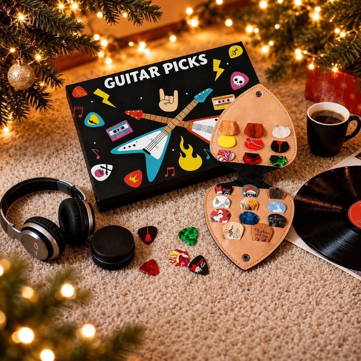 🎸 24-Day Guitar Pick Advent Calendar | Christmas Gift for Guitarists