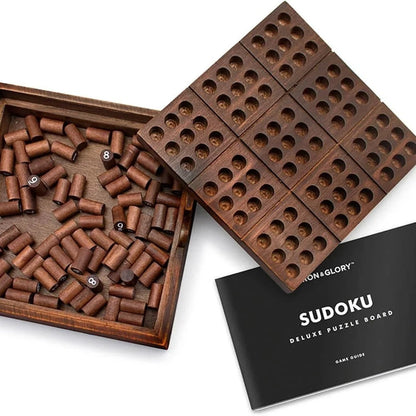 Wooden Sudoku Set & Guide