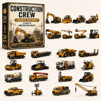 🚒 24-Day Vehicle Advent Calendar – Build A New Fleet Every Morning Before Christmas