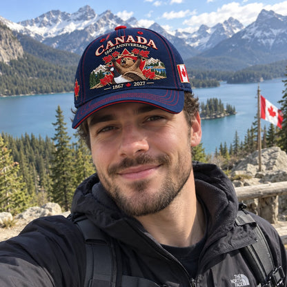 🔥LAST DAY 50% OFF - 🍁 Canada 160th Anniversary 1867–2027 - Premium Embroidered Heritage Cap100% Cotton • Detailed Embroidery • Comfortable Fit