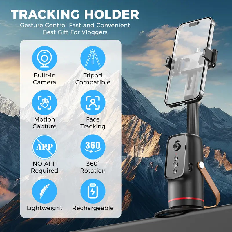 Auto Face Tracking Tripod for Smartphones & Cellphones