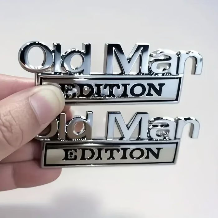 New Year Hot Sale  - 🚗 Old Man Edition Car Emblem