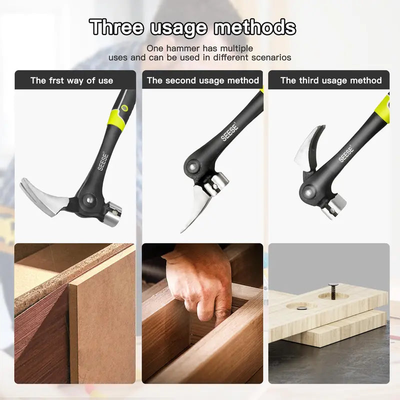 Adjustable Nail Puller Hammer