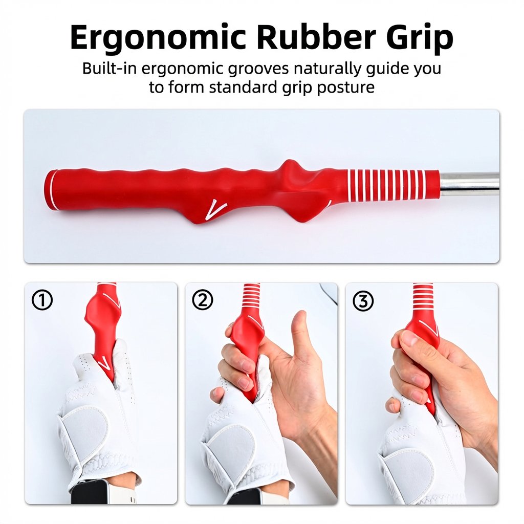🔥Last Day 49% OFF -Golf Club Grip Trainer – Hand Posture & Swing Correction Tool🏌️‍♂️⛳