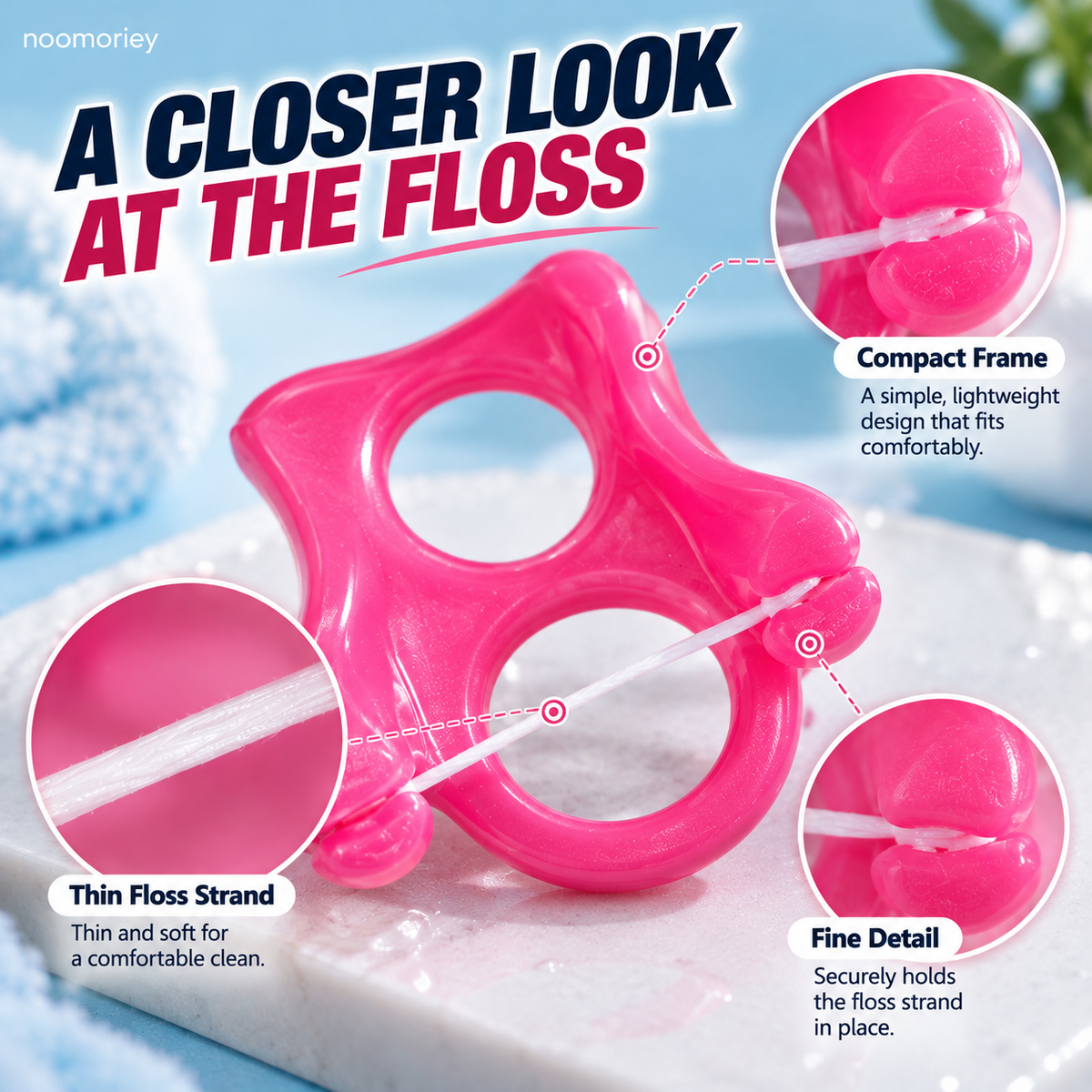 🦷💗  Hands-Free Dental Flossers, Easy & Discreet Oral Care