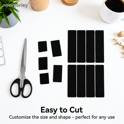🔗 Heavy-Duty Self-Adhesive Hook & Loop Strips – Reusable, Water-Resistant & Cut-to-Fit