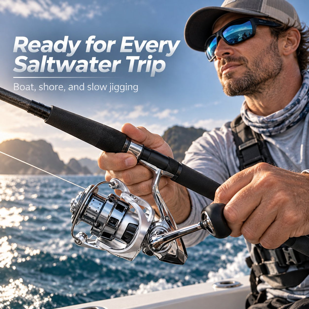 🔥HOT SALE🔥🎣 Single-Hand Jigging Reel