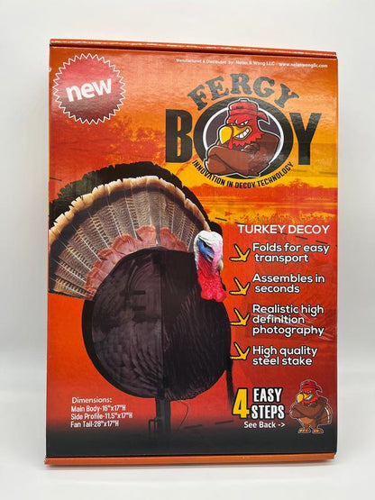 🎁Spring Hunt Promotion 50% OFF - 🦃Ultra-Realistic Collapsible Turkey Hunting Decoy with Stake & Carry Bag