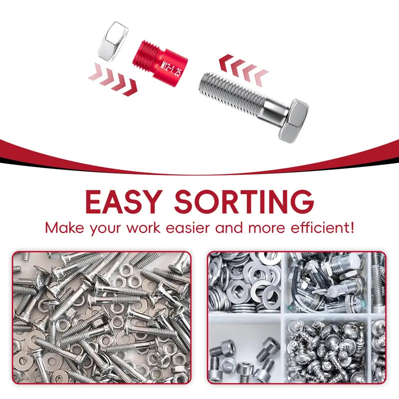 26/44PCS Nut and Bolt Thread Checker