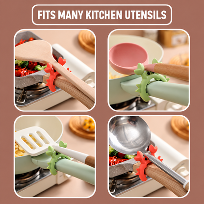 🦀 2-in-1 Crab Pot Clip – Utensil Rest & Boil-Over Guar