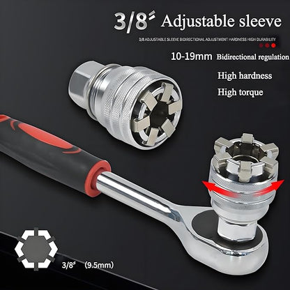 🌟 The All-in-One Universal Socket Wrench – One Tool, Endless Possibilities!