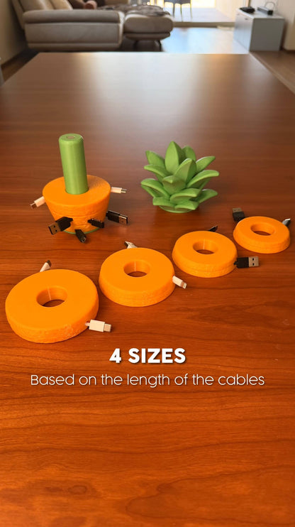 Cute Magnetic Cable Organizer – Keep Your Desk Clean & Cables Always Within Reach