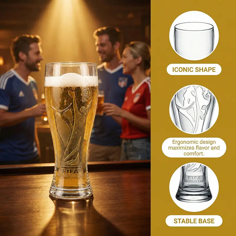 Summer Victory Gift Set – Shatterproof Trophy Beer Cup (17oz) + Trophy Bottle Opener – For Soccer Lovers & Party Fans