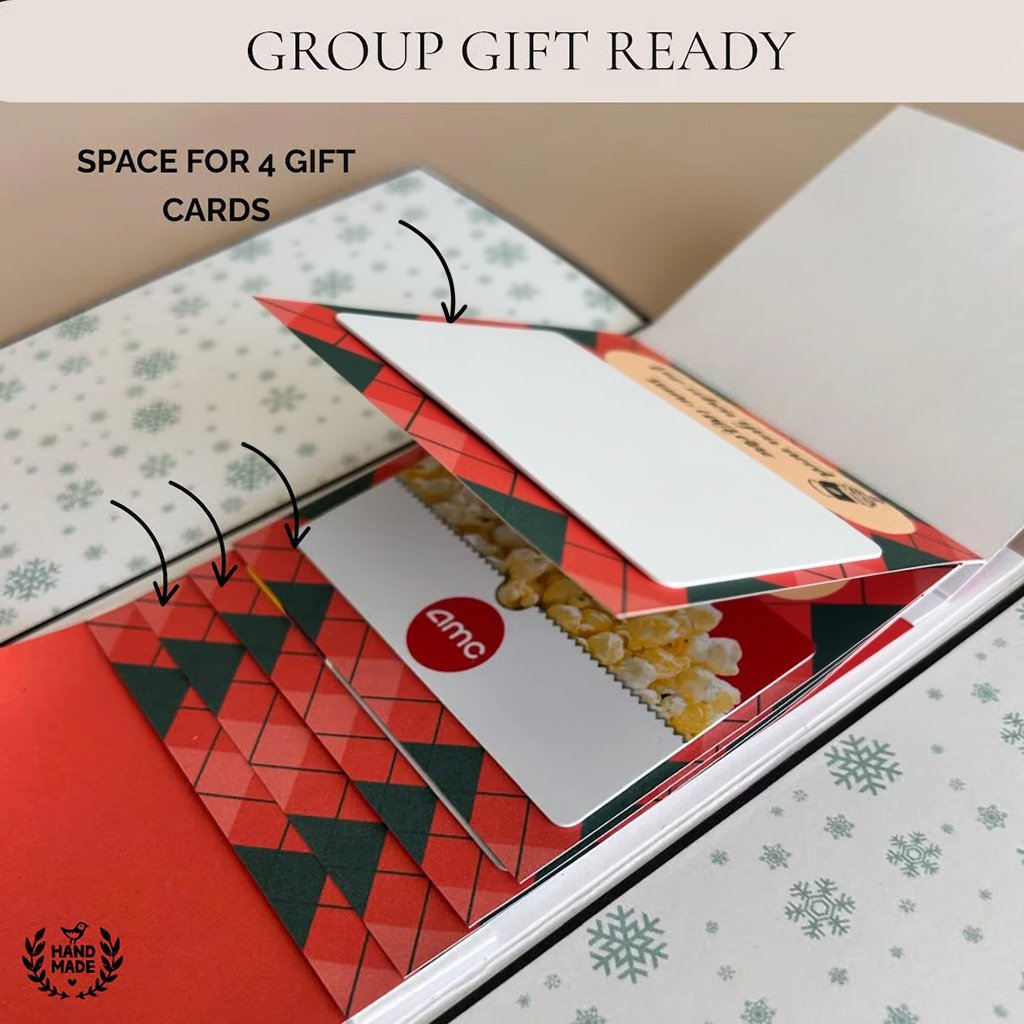 ⏰LAST DAY 50% OFF - 2026 New🎅🎁 Waterfall Christmas Gift Card Booklet 💳✨