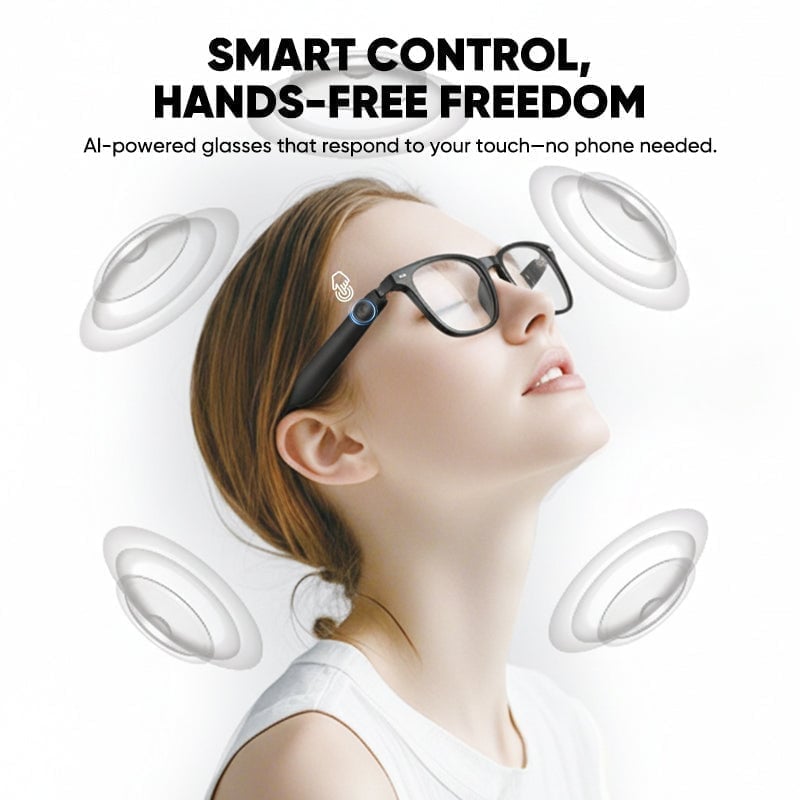 AI Smart Wireless Bluetooth Translation Glasses