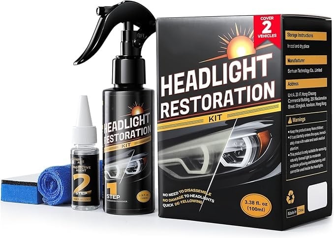 Car Headlight Restoration Kit