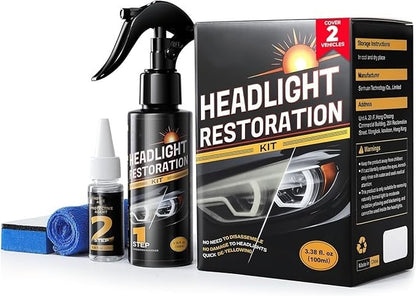 Car Headlight Restoration Kit