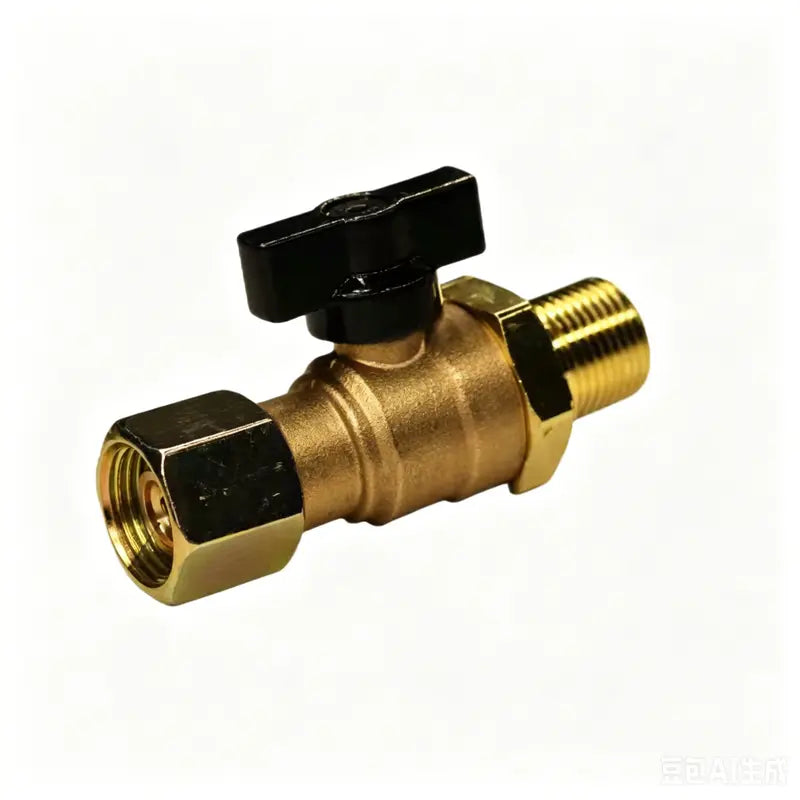 Solid Brass Front Air Brake Cut Off Valve