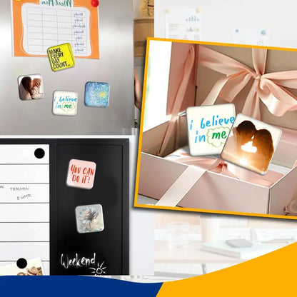 Magnetic Photo Frames 2"x2" Clear Acrylic