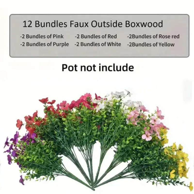 Fall Artificial Flower (6/12/24pcs/set)
