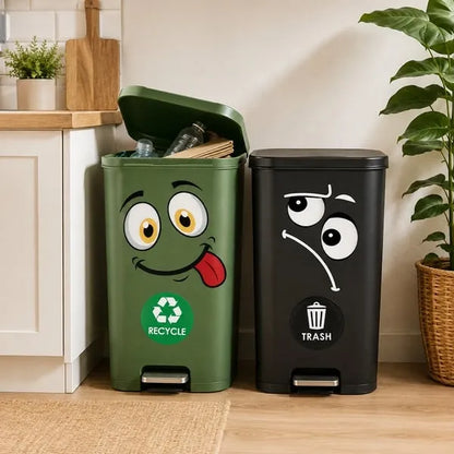 🌱 Eco-Friendly Funny Face Sticker Set